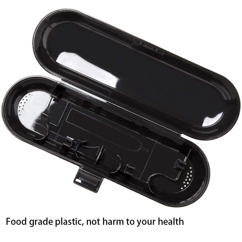 Nincha Plastic Electric Toothbrush Travel Case for Fairywill/TEETHEORY/Seago/Dnsly Series Sonic Electric Toothbrush, Black - Image 2
